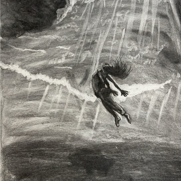 Other - Abstract Charcoal Art Print